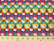 Hello Kitty Apples Blue Bright Cotton HK-3