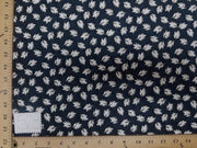 Black Palms Hawaiian Floral Cotton HP-528