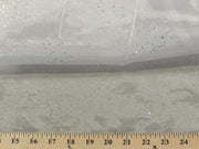 Sparkle Glitter Organza IVORY