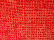 Large Hologram Confetti Dot Sequins RED