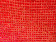 Large Hologram Confetti Dot Sequins RED