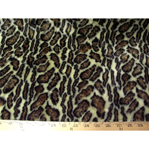 Leopard Hal Leopard Minky Fur | SY Fabrics