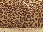 Dark Gold Brown Jaguar Metallic Spandex SP-17