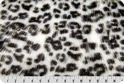 White Panther Fur White/Black MF-54
