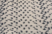 Snow Cheetah Gray White Minky Fur MF-8
