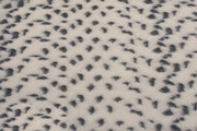 Snow Cheetah Gray White Minky Fur MF-8