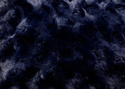 Rose Bud Fur NAVY BLUE