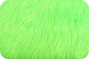 Long Pile Shaggy Fur NEON GREEN
