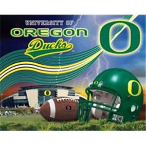 Premium Anti-Pill Oregon Stadium Wave Football Fleece B452