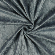 Crushed Panne Velour Velvet Gray Passes NFTA-701 and Small Scale 19 Flammability Tests