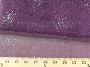 Sparkle Glitter Organza PLUM