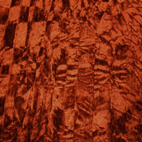 Poly Upholstery Crushed Velvet RUST CV-13