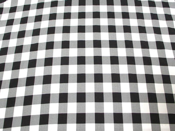 Poly Poplin Plaid BLACK