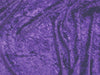 Crushed Panne Velour Velvet Purple