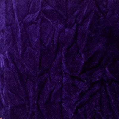 Upholstery Crushed Velvet Purple