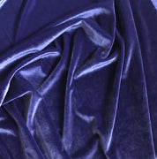 Plush Spandex Velvet PURPLE "LAST PIECE MEASURES 1 1/2 YARDS"