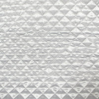 White 1-1/2 Quilted Satin