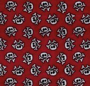 Misc Minky Cuddle Prints RED CROSSBONE