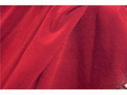 Plush Triple Velvet RED