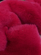 Minky Rabbits Fur Red