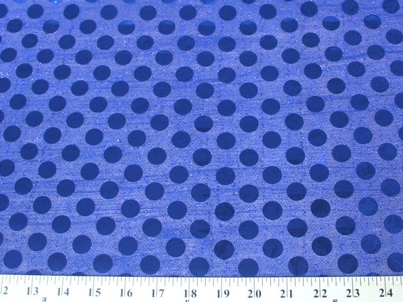 5/8" Confetti Dot Sequins ROYAL BLUE