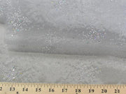 Sparkle Glitter Organza SILVER