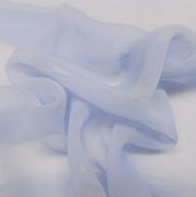 Chiffon 44 Inch Wide BABY BLUE DYE LOT 2