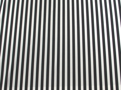Black White Stripes Spandex SP-32