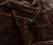 Plush Silk Velvet 54" Wide SPICE BROWN