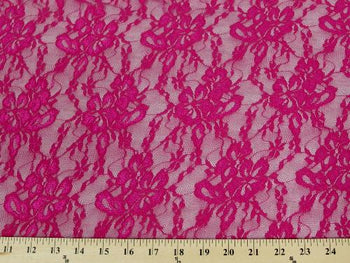 Flower Stretch Lace FUCHSIA SL-8