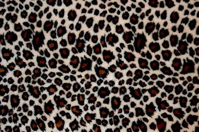Cheetah Minky Cuddle Fur TAN BROWN 
