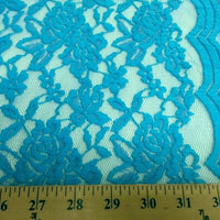 Jacquard Stretch Lace TURQUOISE