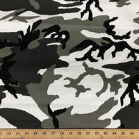 Urban Camouflage Cotton Canvas