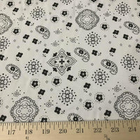 SWATCHES Paisley Print Poly/Cotton