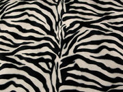 Velboa Large Ivory Black Zebra Prints